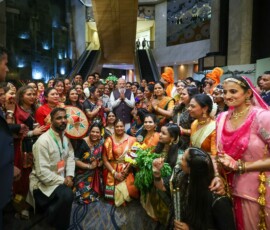 Upon PM Modi's arrival in Johannesburg members of the Indian community took the lead in showcasing folk dances from 11 states of India during a short cultural programme titled ‘Rhythms of a United India'