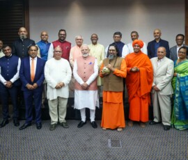 PM Modi interacted with members of the Indian community based in South Africa who are actively working with different community organisations