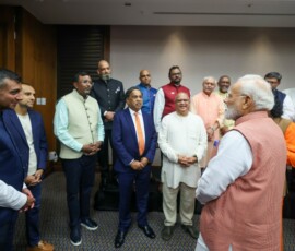 PM Modi interacted with members of the Indian community based in South Africa who are actively working with different community organisations