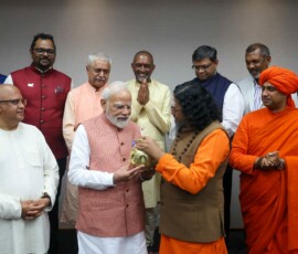 PM Modi interacted with members of the Indian community based in South Africa who are actively working with different community organisations