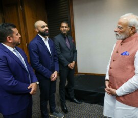 PM Narendra Modi interacted with Indian origin tech entrepreneurs in Johannesburg