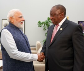 PM Narendra Modi held a productive meeting with South African President Cyril Ramaphosa