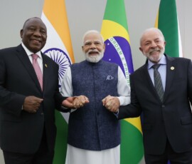 PM Narendra Modi participated in the IBSA Leaders’ meeting, chaired by Brazilian President Lula and hosted by South African President Cyril Ramaphosa in Johannesburg.