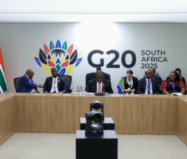 PM Narendra Modi participated in the IBSA Leaders’ meeting, chaired by Brazilian President Lula and hosted by South African President Cyril Ramaphosa in Johannesburg.