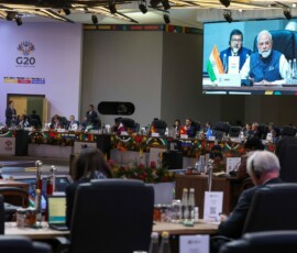 PM Narendra Modi participated in the third session of the G20 Summit in Johannesburg