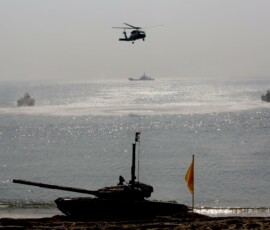 Glimpses of Exercise Trishul 2025 from Madhavpur Beach, Porbandar, Gujarat,