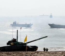 Glimpses of Exercise Trishul 2025 from Madhavpur Beach, Porbandar, Gujarat,
