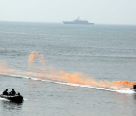 Glimpses of Exercise Trishul 2025 from Madhavpur Beach, Porbandar, Gujarat,