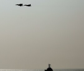 Glimpses of Exercise Trishul 2025 from Madhavpur Beach, Porbandar, Gujarat,