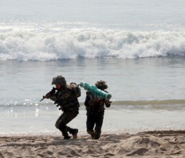 Glimpses of Exercise Trishul 2025 from Madhavpur Beach, Porbandar, Gujarat,