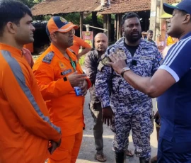 NDRF India personnel, in close coordination with local authorities, continue to undertake relief operations in Sri Lanka