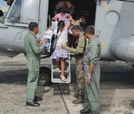 Operation Sagar Bandhu: Relief efforts continue in Sri Lanka through Mi-17 helicopters of the Indian Air Force