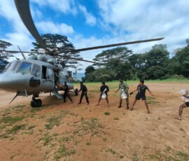 Operation Sagar Bandhu: Relief efforts continue in Sri Lanka through Mi-17 helicopters of the Indian Air Force