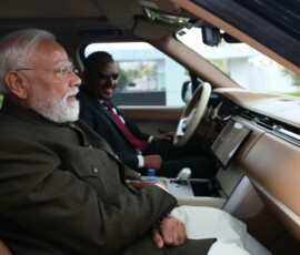 Prime Minister Abiy Ahmed Ali drove PM Narendra Modi to the Science Museum in Ethiopia