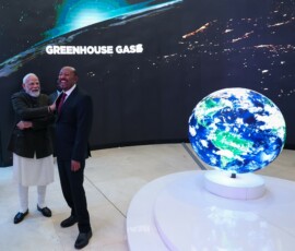 Prime Minister Abiy Ahmed Ali drove PM Narendra Modi to the Science Museum in Ethiopia