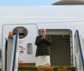 PM Narendra Modi arrives in Addis Ababa on his maiden bilateral visit to Ethiopia where he was personally received by the PM of Ethiopia Abiy Ahmed Ali