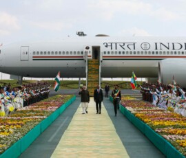 PM Narendra Modi arrives in Addis Ababa on his maiden bilateral visit to Ethiopia where he was personally received by the PM of Ethiopia Abiy Ahmed Ali
