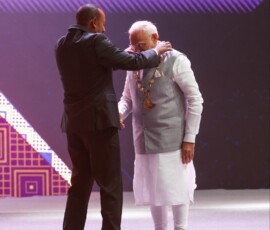 PM Abiy Ahmed Ali conferred PM Narendra Modi with the ‘Great Honour Nishan of Ethiopia'