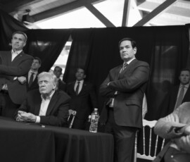 President Donald Trump monitors U.S. military operations in Venezuela, from Mar-a-Lago Club in Palm Beach, Florida, on Saturday, January 3, 2026. (Official White House Photo by Molly Riley)