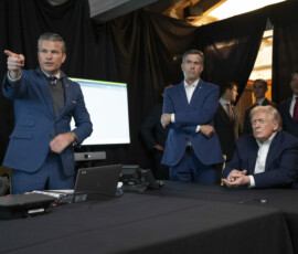 President Donald Trump monitors U.S. military operations in Venezuela, from Mar-a-Lago Club in Palm Beach, Florida, on Saturday, January 3, 2026. (Official White House Photo by Molly Riley)