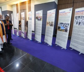 PM Narendra Modi attended the community programme in Kuala Lumpur that included an exhibition on the Indian community in Malaysia
