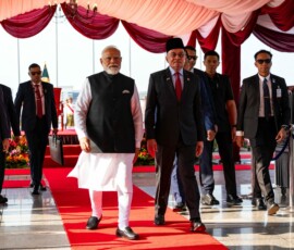 PM Narendra Modi was accorded a ceremonial welcome at Perdana Putra on his Official Visit to Malaysia