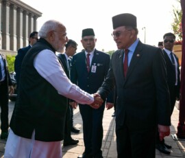 PM Narendra Modi was accorded a ceremonial welcome at Perdana Putra on his Official Visit to Malaysia