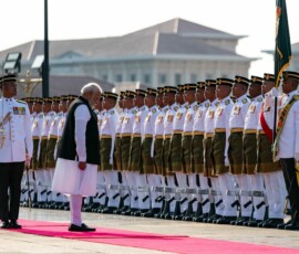 PM Narendra Modi was accorded a ceremonial welcome at Perdana Putra on his Official Visit to Malaysia