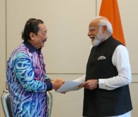 PM Narendra Modi held a meeting with Tan Sri Dato’ Seri Vincent Tan Chee Yioun, Founder of Berjaya Corporation Berhad