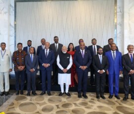 PM Narendra Modi interacted with Indian-origin Ministers, Members of Parliament and Senators in Kuala Lumpur