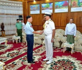 As part of his ongoing visit to Myanmar, Adm Dinesh K Tripathi, CNS, called on General Htun Aung, Minister of Defence of Myanmar