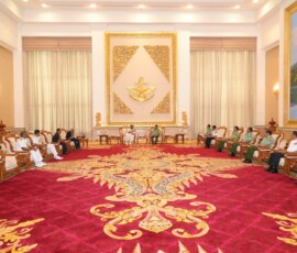 As part of his ongoing visit to Myanmar, Adm Dinesh K Tripathi, CNS, held bilateral discussions with Senior-General Ye Win Oo, Commander-in-Chief of the Myanmar Defence Forces, at Nay Pyi Taw