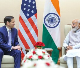 PM Modi received the US Secretary of State Marco Rubio.