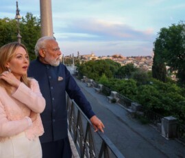 Italian PM Giorgia Meloni hosted PM Modi over a dinner