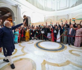 Indian community in Italy welcomes PM Modi