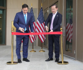 US Secretary of State Marco Rubio dedicated a new consular wing at US Embassy in New Delhi