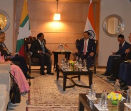 NSA Ajit Doval called on President U Min Aung Hlaing of Myanmar