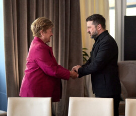 Ukraine's President Volodymyr Zelenskiy meets Managing Director of the International Monetary Fund (IMF) Kristalina Georgieva during the G7 summit in Evian-les-Bains, France, June 16, 2026. Ukrainian Presidential Press Service/Handout via REUTERS ATTENTION EDITORS - THIS IMAGE HAS BEEN SUPPLIED BY A THIRD PARTY.