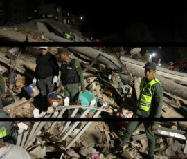 Emergency services work at the site of a collapsed building after an earthquake in Caracas, Venezuela, June 24, 2026. REUTERS/Leonardo Fernandez Viloria