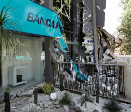 A view of the remains of a building damaged by earthquakes that hit the country, in Caracas, Venezuela, June 25, 2026. REUTERS/Fausto Torrealba