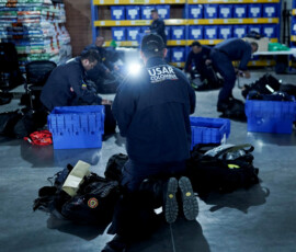 USAR COLOMBIA (Urban Search and Rescue) members prepare for search and rescue operations in Venezuela after the country was struck by earthquakes, in Bogota, Colombia, June 25, 2026. REUTERS/Sergio Acero