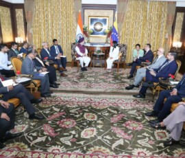 Petroleum Minister Hardeep Singh Puri called on the Acting President of Venezuela Delcy Rodríguez