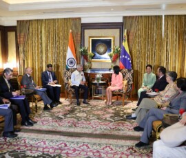 EAM S Jaishankar called on Acting President Delcy Rodríguez of Venezuela in New Delhi