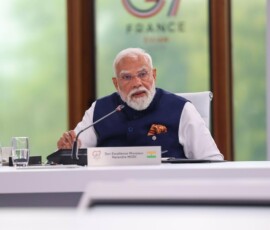 PM Narendra Modi participated in the Outreach Session on “Forging new Partnerships and rebuilding international solidarity” at G7 Summit