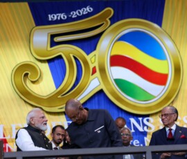PM Modi attended the National Day celebrations marking the 50th anniversary of Independence of Seychelles as the Guest of Honour, becoming the first Indian Prime Minister to be accorded this honour