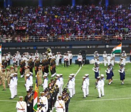 PM Modi attended the National Day celebrations marking the 50th anniversary of Independence of Seychelles as the Guest of Honour, becoming the first Indian Prime Minister to be accorded this honour