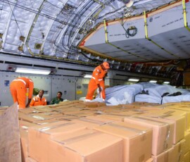 Two Indian Air Force C17s took-off today for Venezuela with urgent assistance to support their post-earthquake relief efforts