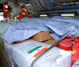 Two Indian Air Force C17s took-off today for Venezuela with urgent assistance to support their post-earthquake relief efforts
