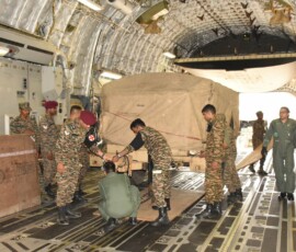 The 41-member team of Indian Army, from the 60 Para Field Hospital, including nine medical officers, departed from India aboard two Indian Air Force aircraft to support humanitarian relief efforts in northern Venezuela