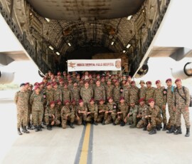 The 41-member team of Indian Army, from the 60 Para Field Hospital, including nine medical officers, departed from India aboard two Indian Air Force aircraft to support humanitarian relief efforts in northern Venezuela
